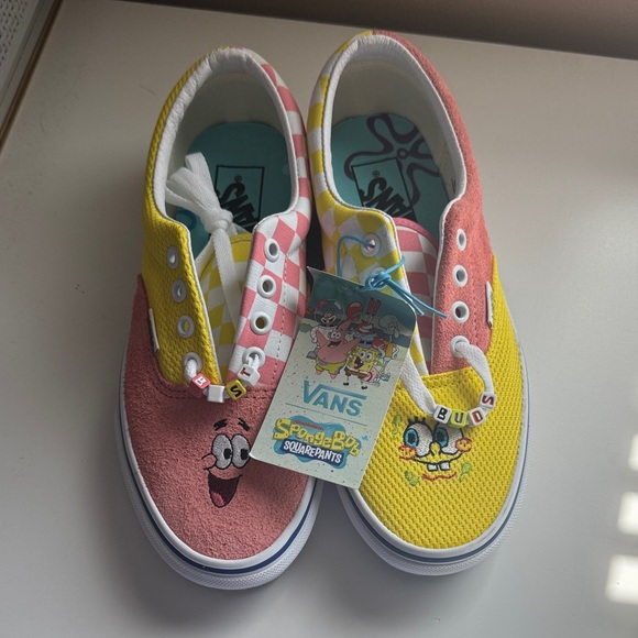 Vans Shoes - Vans Unisex SpongeBob Yellow and Pink Sneakers